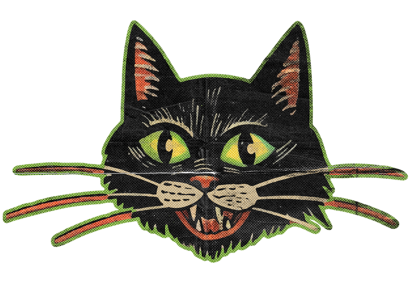 1930 Mischievous Smiling Cat (Custom Carved)