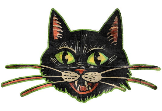 1930 Mischievous Smiling Cat (Custom Carved)
