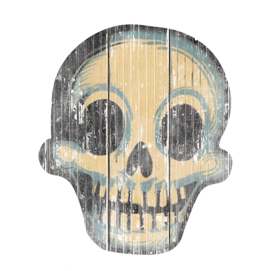 1930 Smiling Skull (Custom Carved)