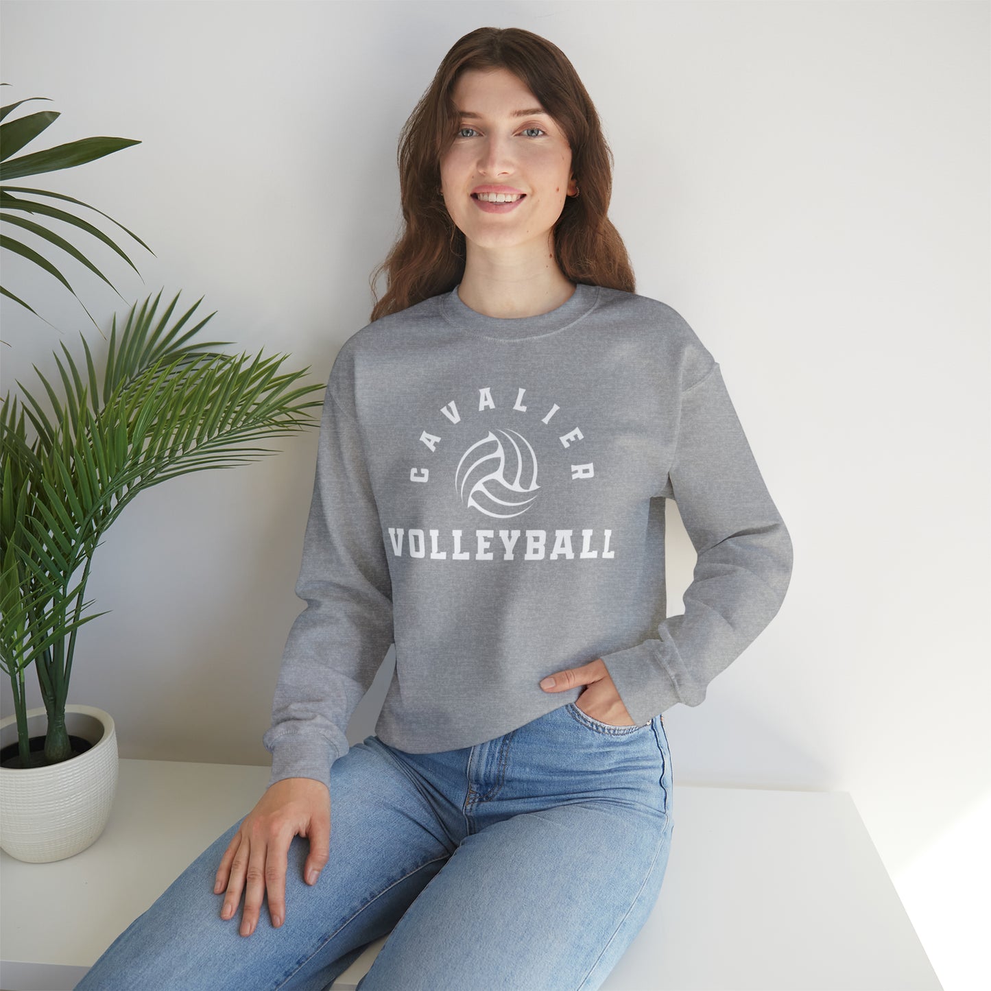 MODERN CAVALIER VOLLEYBALL Unisex Heavy Blend™ Crewneck Sweatshirt