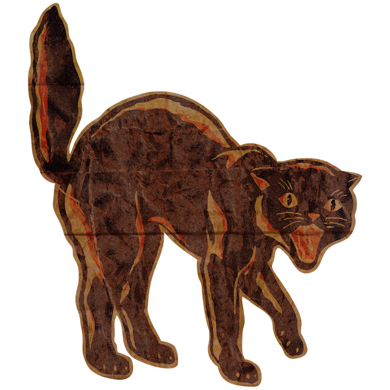 Angry Hissing Cat (Custom Carved)