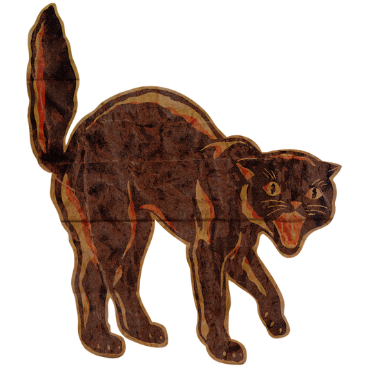 Angry Hissing Cat (Custom Carved)