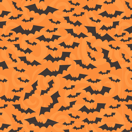 Bats in Flight Patterned Layering Panel Print