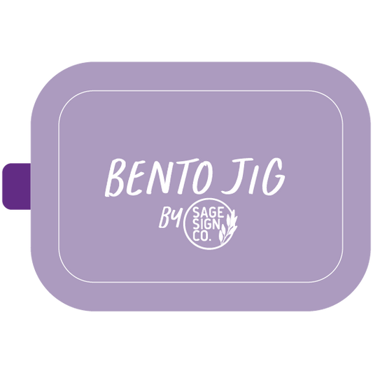 Silicone Bento Box - SINGLE JIG - SVG File Download by SageSignCo