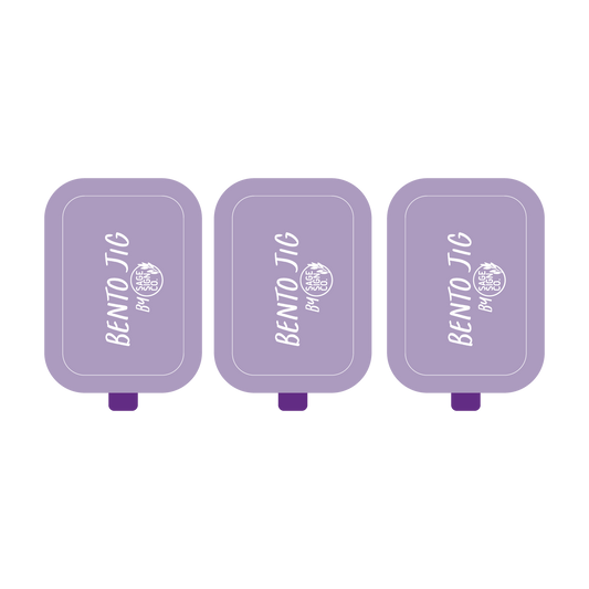 Silicone Bento Box - THREE LID JIG - SVG File Download by SageSignCo