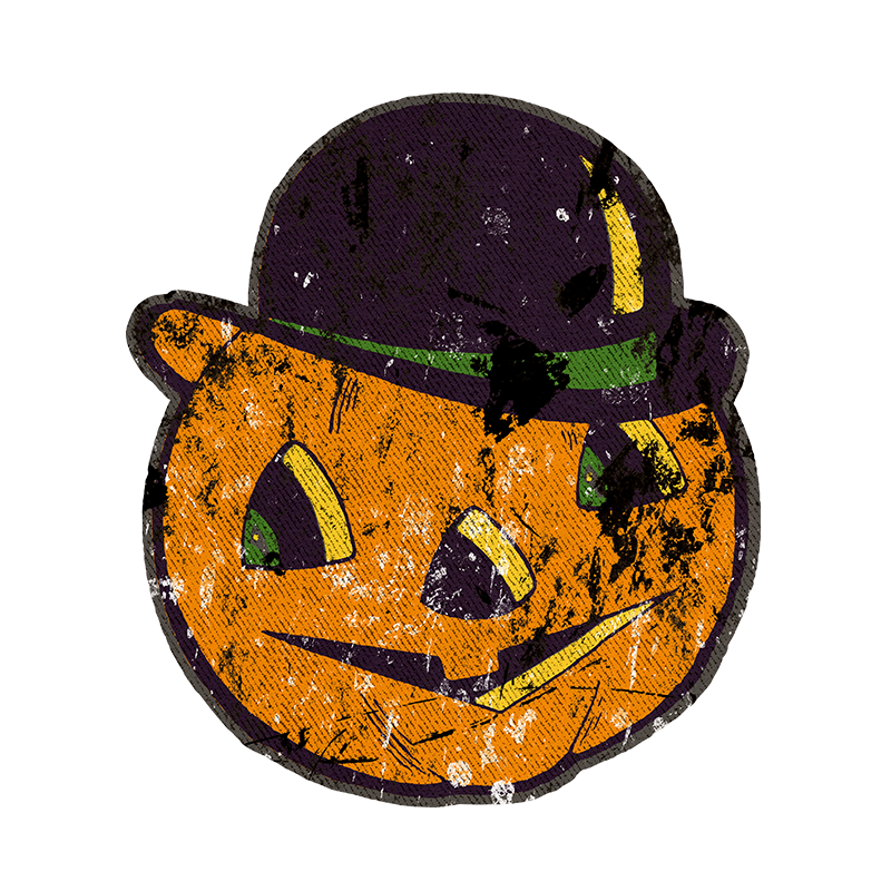 Vintage Beistle Jackolantern with Bowler Hat (Custom Carved)