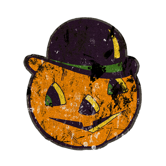Vintage Beistle Jackolantern with Bowler Hat (Custom Carved)