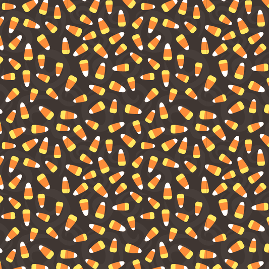 Candycorn Pattern Layering Panel Print