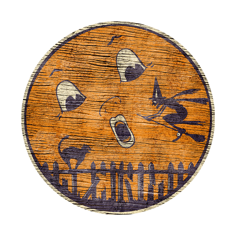 Full Moon Watching Witch (Custom Carved)