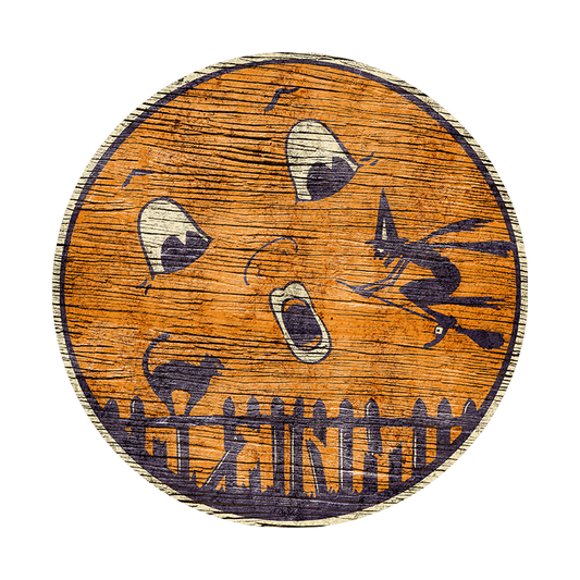 Full Moon Watching Witch (Custom Carved)