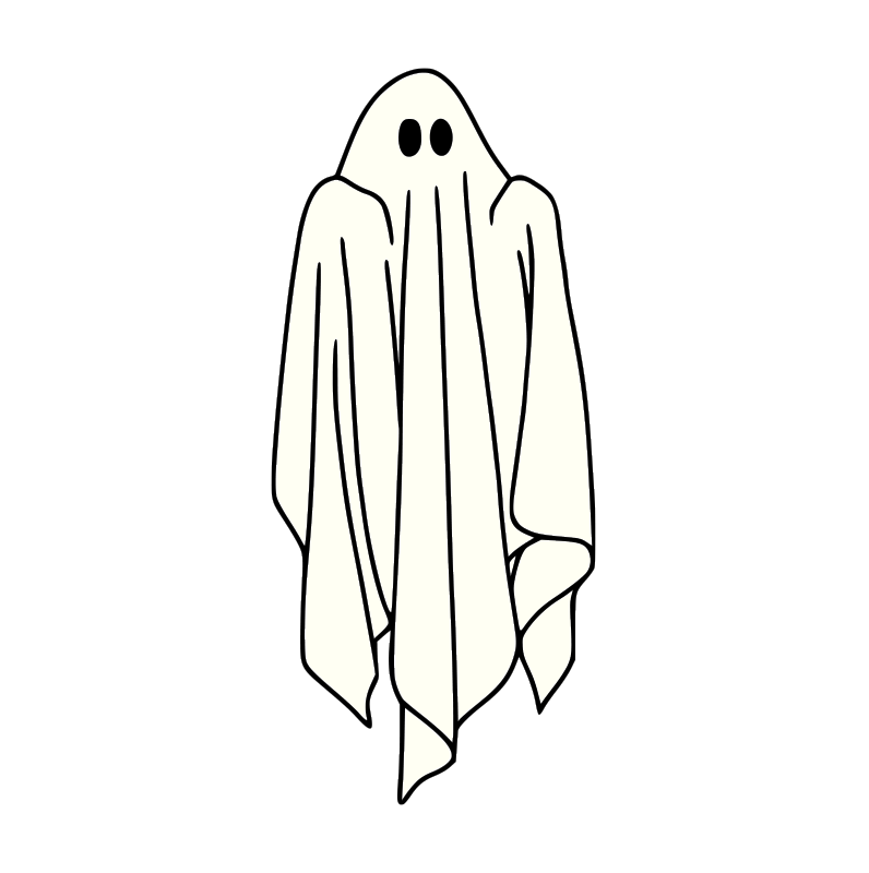 Floating Friendly Ghost (Custom Carved)