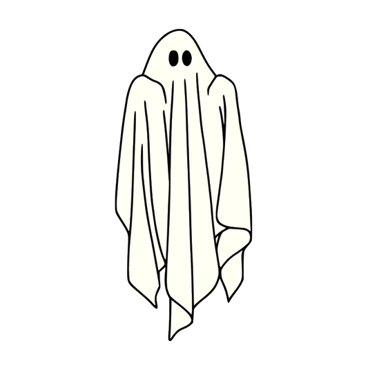 Floating Friendly Ghost (Custom Carved)
