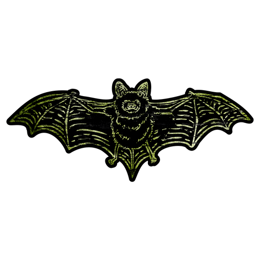 Linocut Bat (Custom Carved)