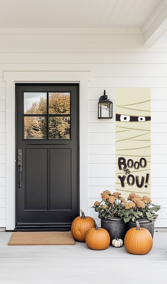 Mummy Porch Plank (BOO TO YOU)