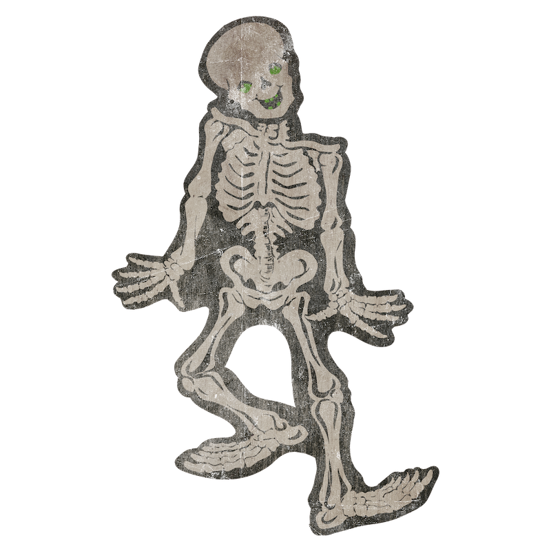 Silly Skeleton Dance (Custom Carved)