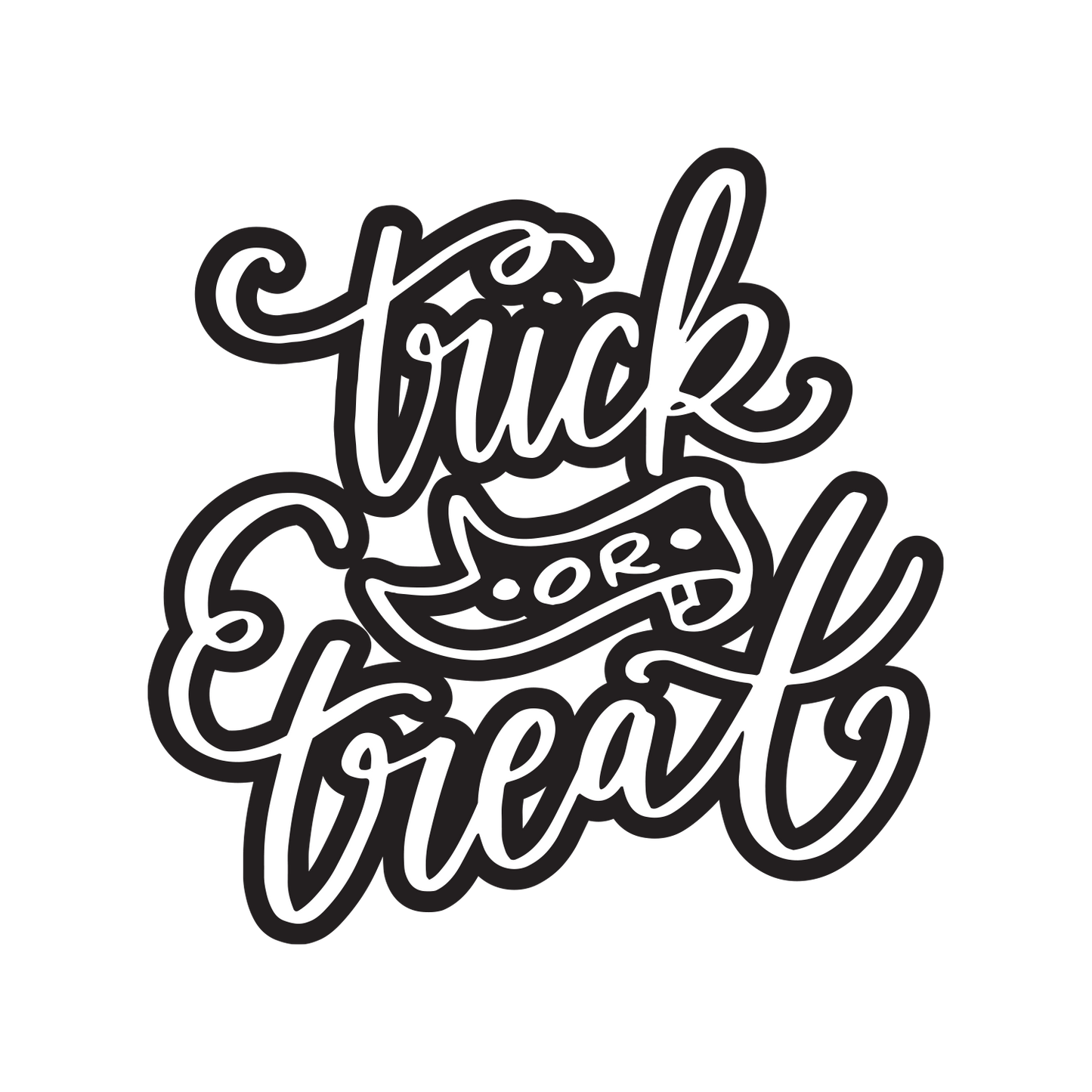 Trick or Treat Handscript (Custom Carved)