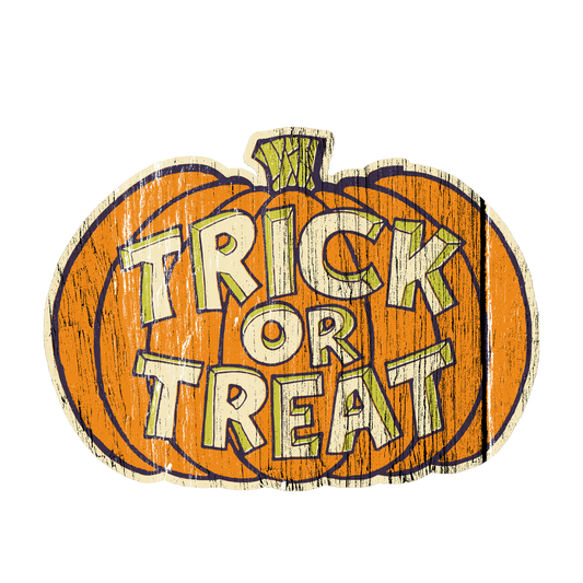Trick or Treat Squatty Pumpkin (Custom Carved)