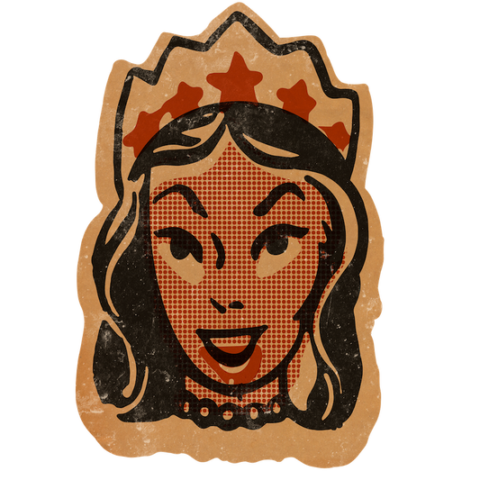 BC Vintage Comic Queen (Custom Carved)