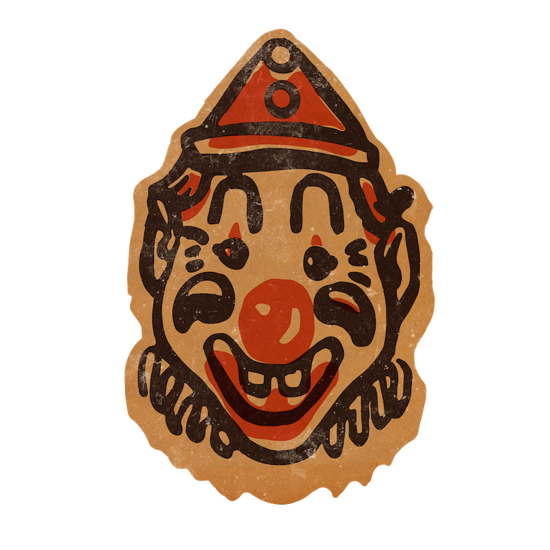BC Vintage Clown (Custom Carved)