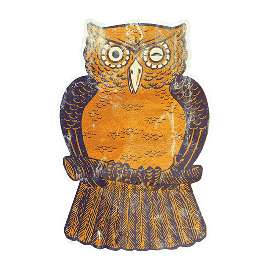 Winking Roosting Owl (Custom Carved)