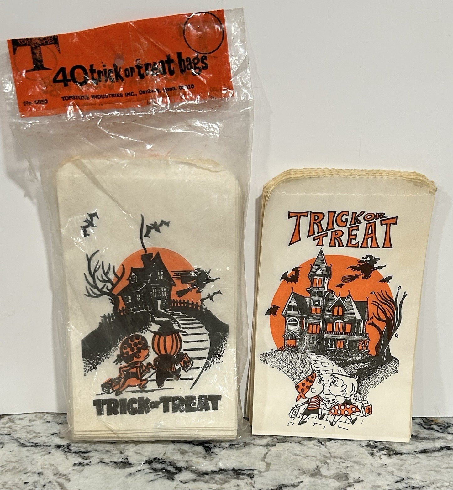 Old House Trick or Treat Bag