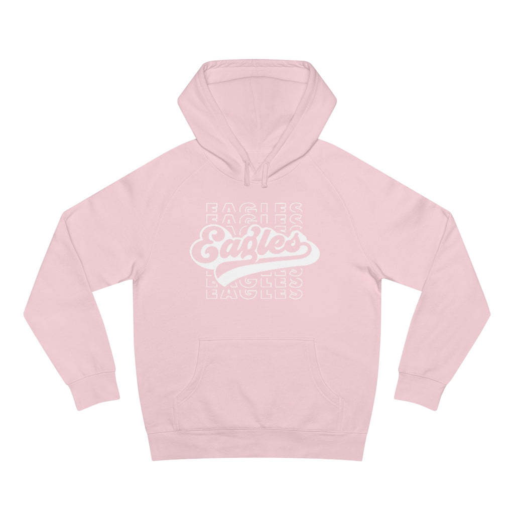 EAGLES W/ RETRO SCRIPT OVERLAY - Unisex Premium Hoodie