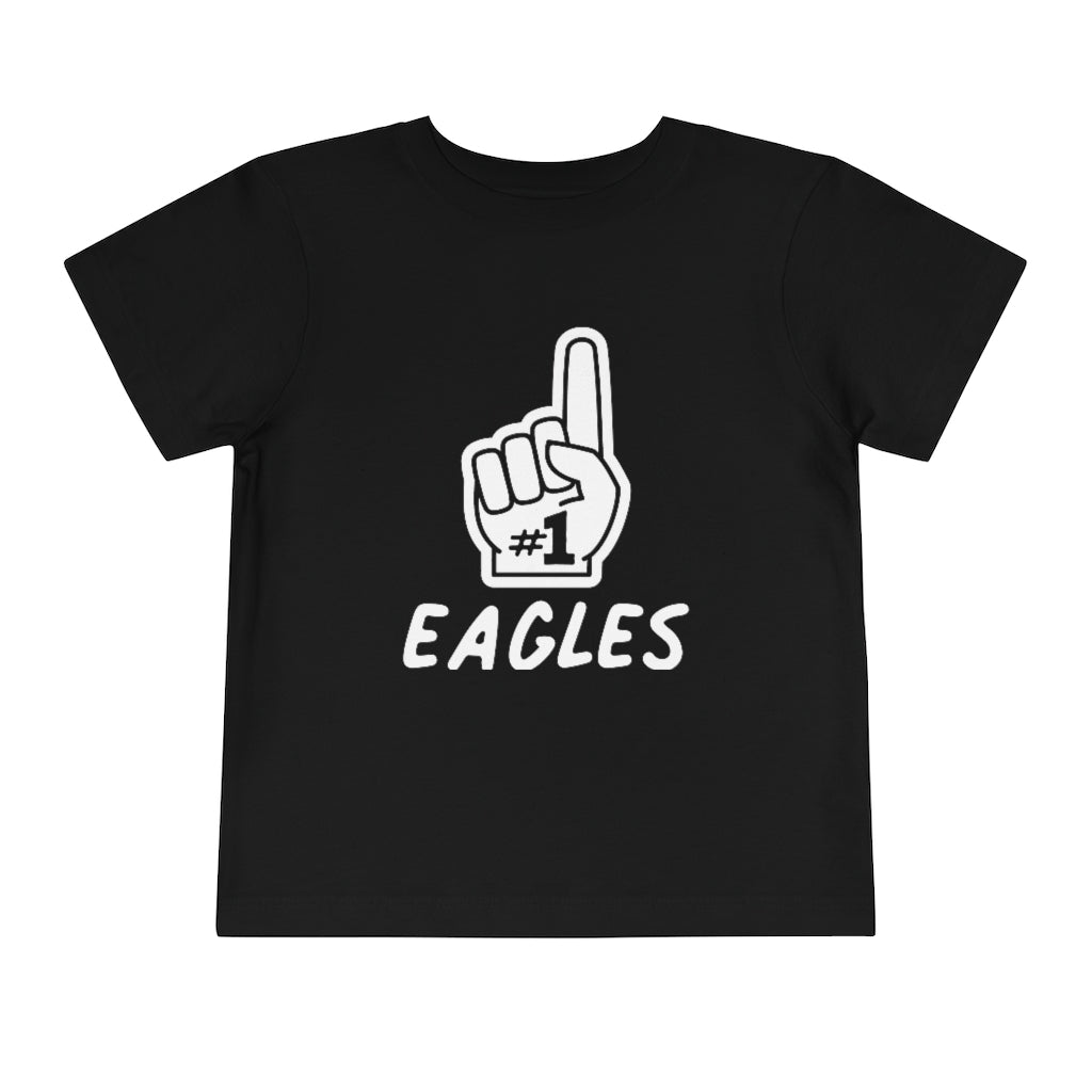 FOAM FINGER NUMBER ONE EAGLES - Toddler Short Sleeve Tee BELLA+CANVAS
