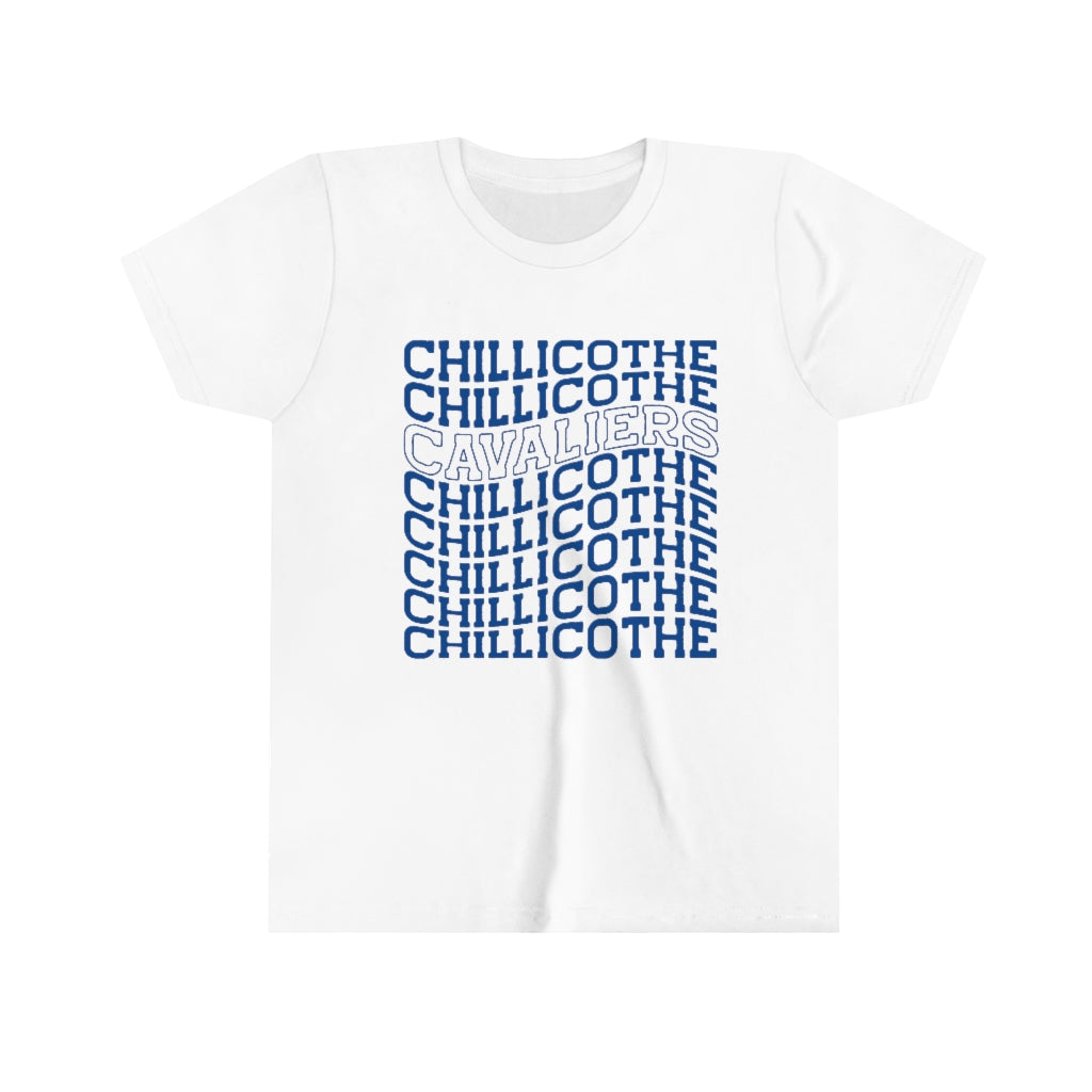 REPEATED CHILLICOTHE AND CAVALIERS KNOCKOUT Youth Short Sleeve Tee