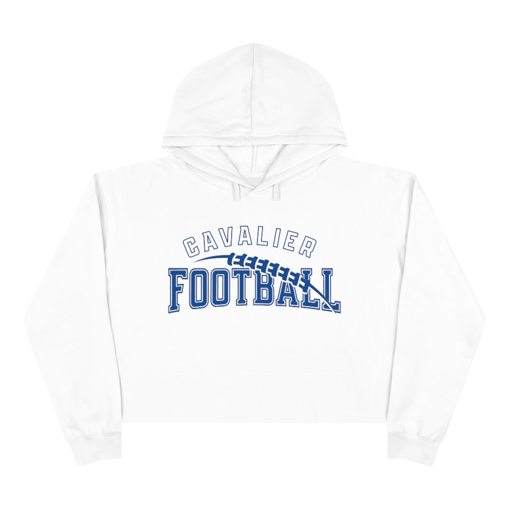 CAVALIER FOOTBALL WITH BALL GRAPHIC Crop Hoodie