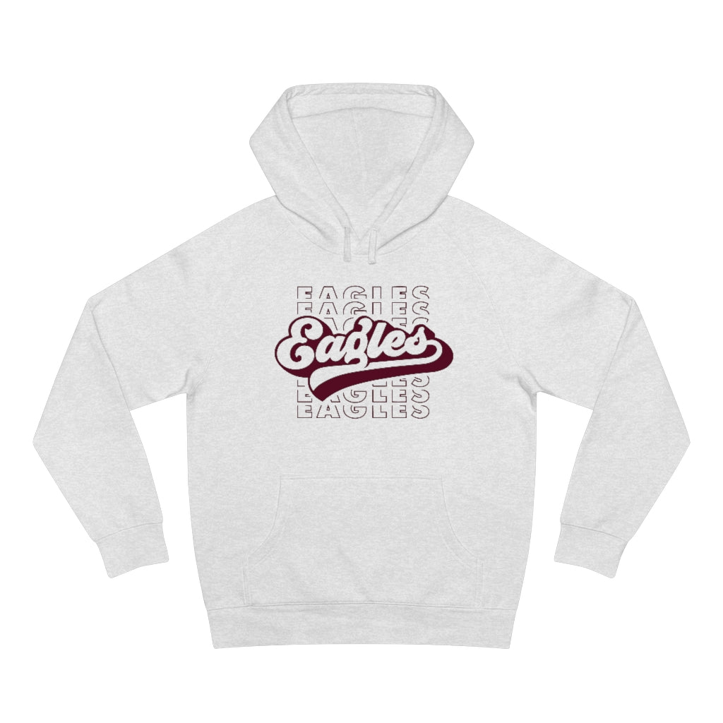 EAGLES W/ RETRO SCRIPT OVERLAY - Unisex Premium Hoodie