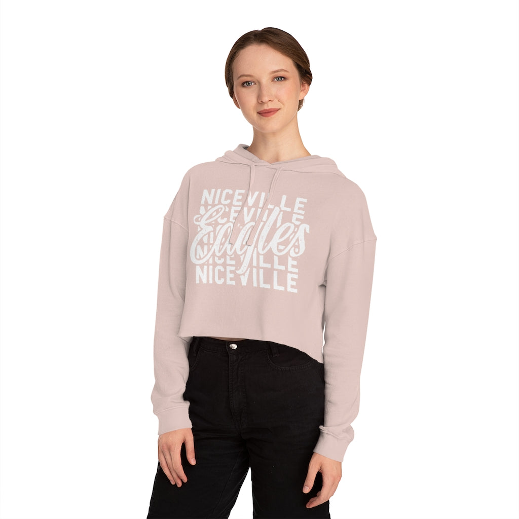 NICEVILLE EAGLES KNOCKOUT - Women’s Cropped Hoodie