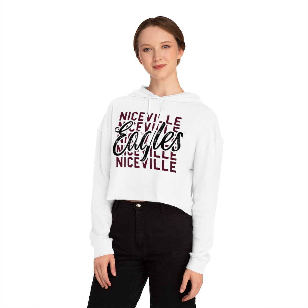 NICEVILLE EAGLES KNOCKOUT - Women’s Cropped Hoodie