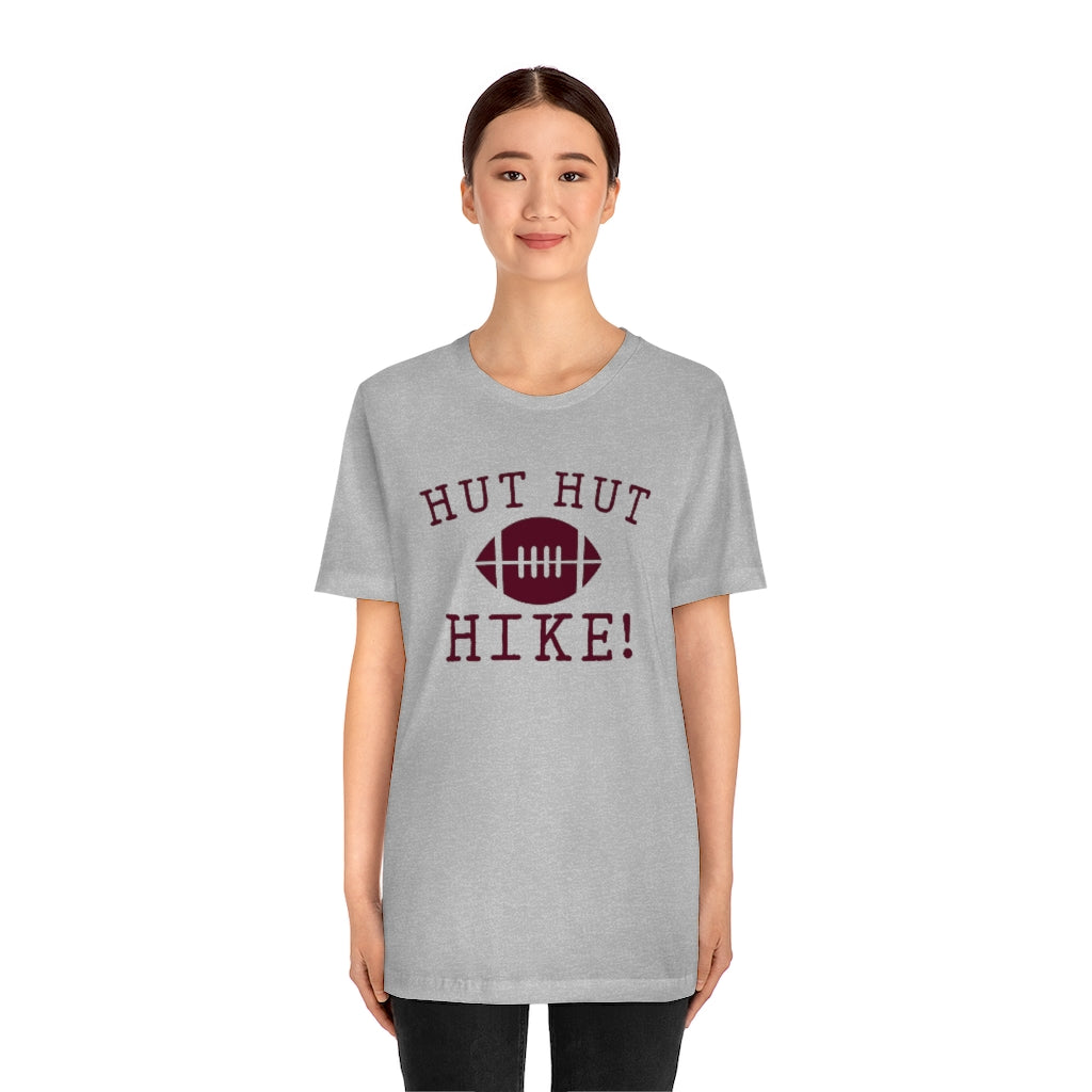 HUT HUT HIKE - Unisex Jersey Short Sleeve Tee BELLA+CANVAS