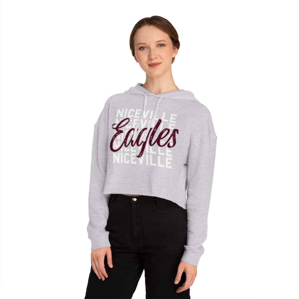 NICEVILLE EAGLES KNOCKOUT - Women’s Cropped Hoodie