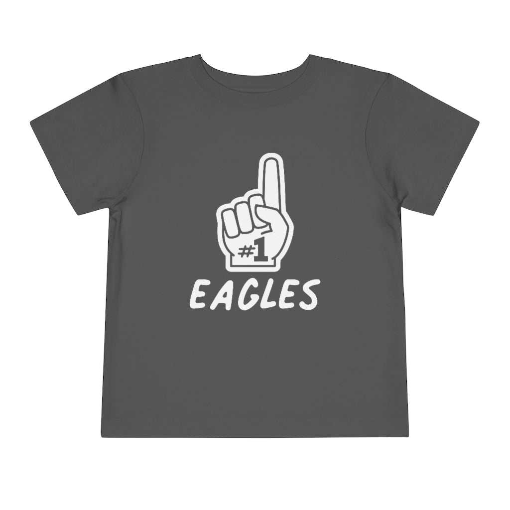 FOAM FINGER NUMBER ONE EAGLES - Toddler Short Sleeve Tee BELLA+CANVAS