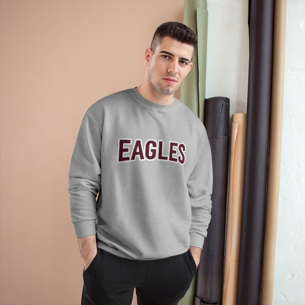 EAGLES IN ARC - Unisex CHAMPION BRAND Crewneck Sweatshirt