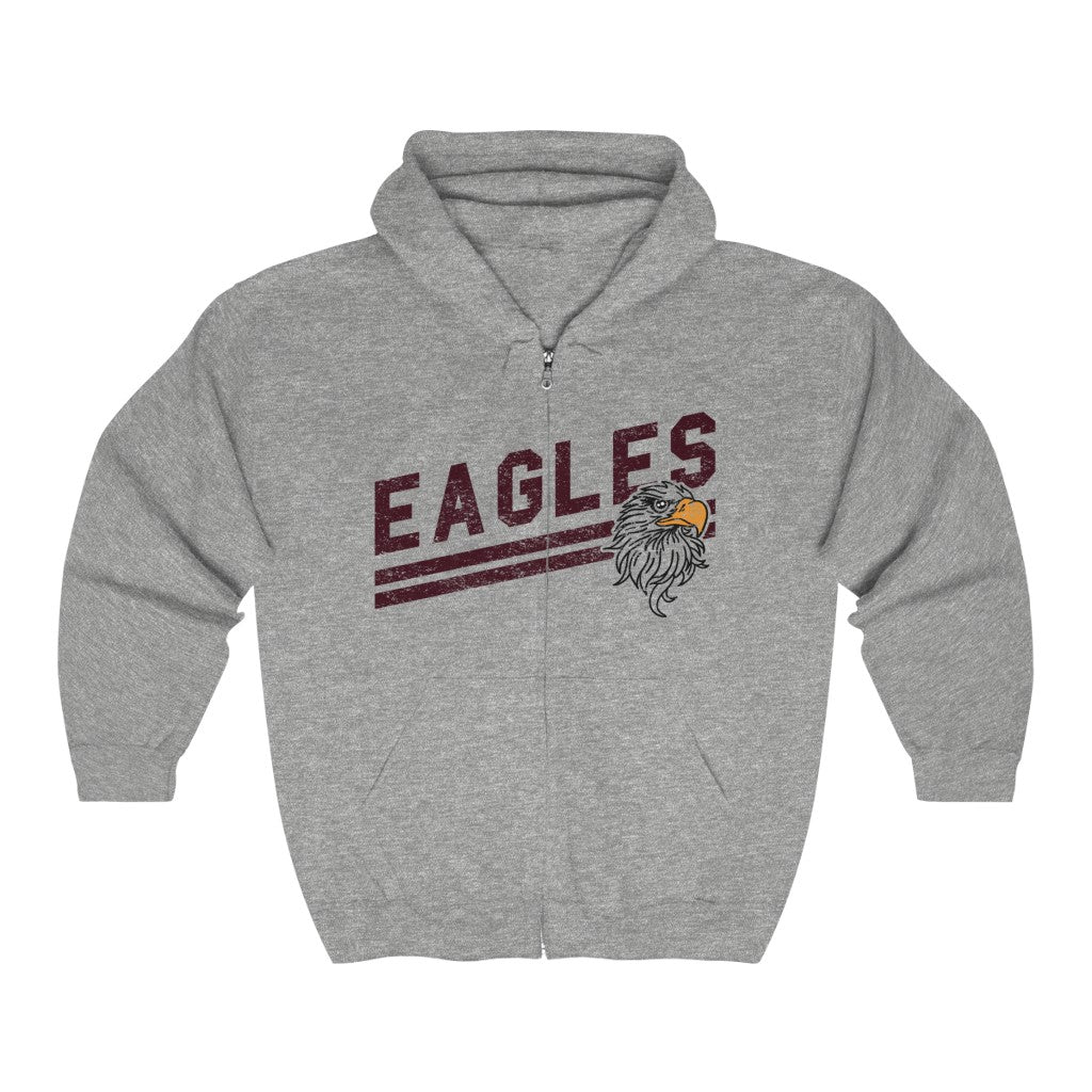 Vintage Eagle Unisex Heavy Blend™ Comfy Zip Hoodie – SageSignCo