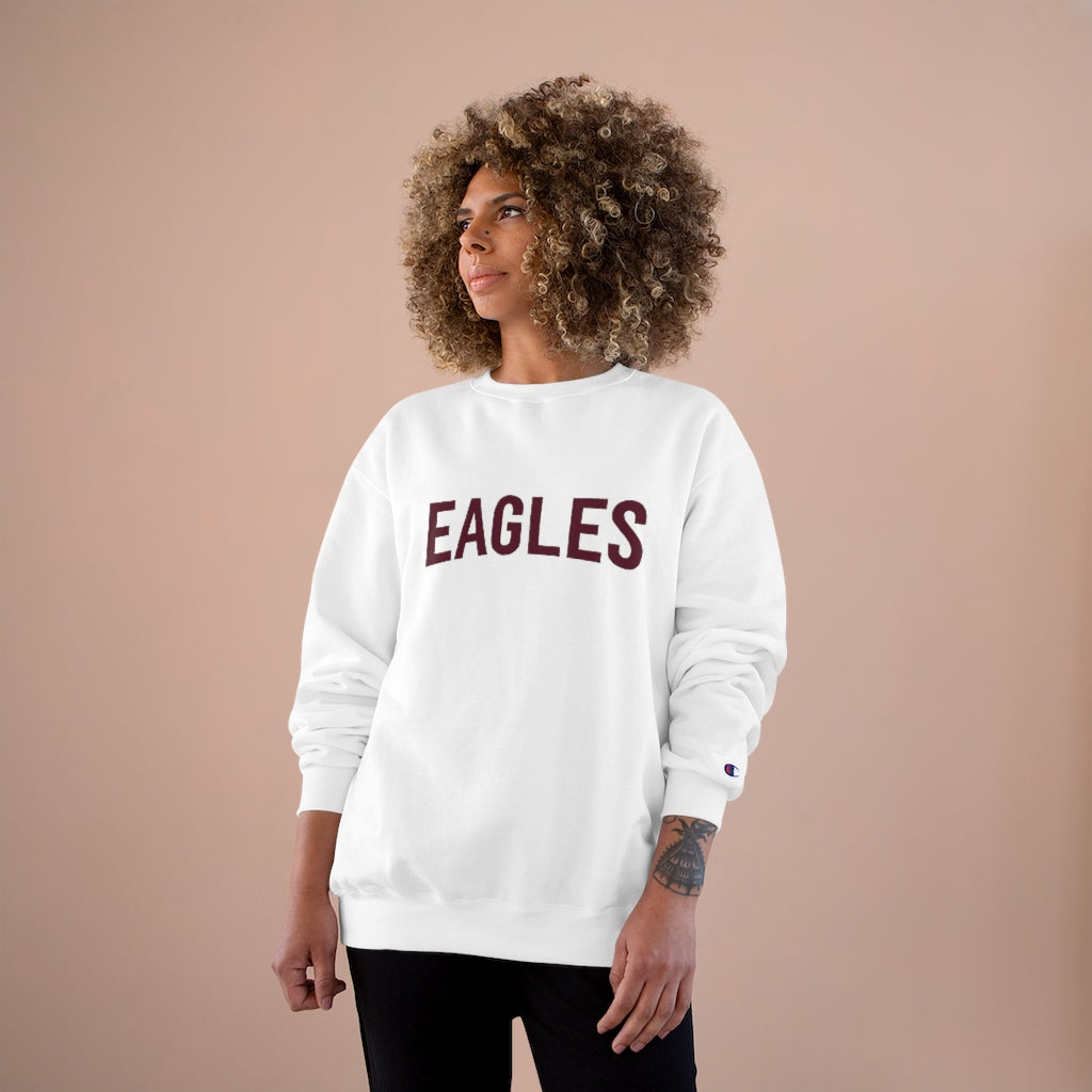 EAGLES IN ARC - Unisex CHAMPION BRAND Crewneck Sweatshirt