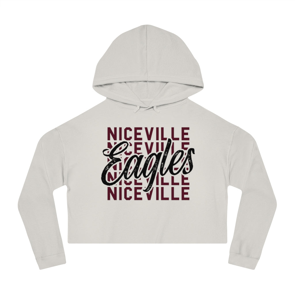 NICEVILLE EAGLES KNOCKOUT - Women’s Cropped Hoodie