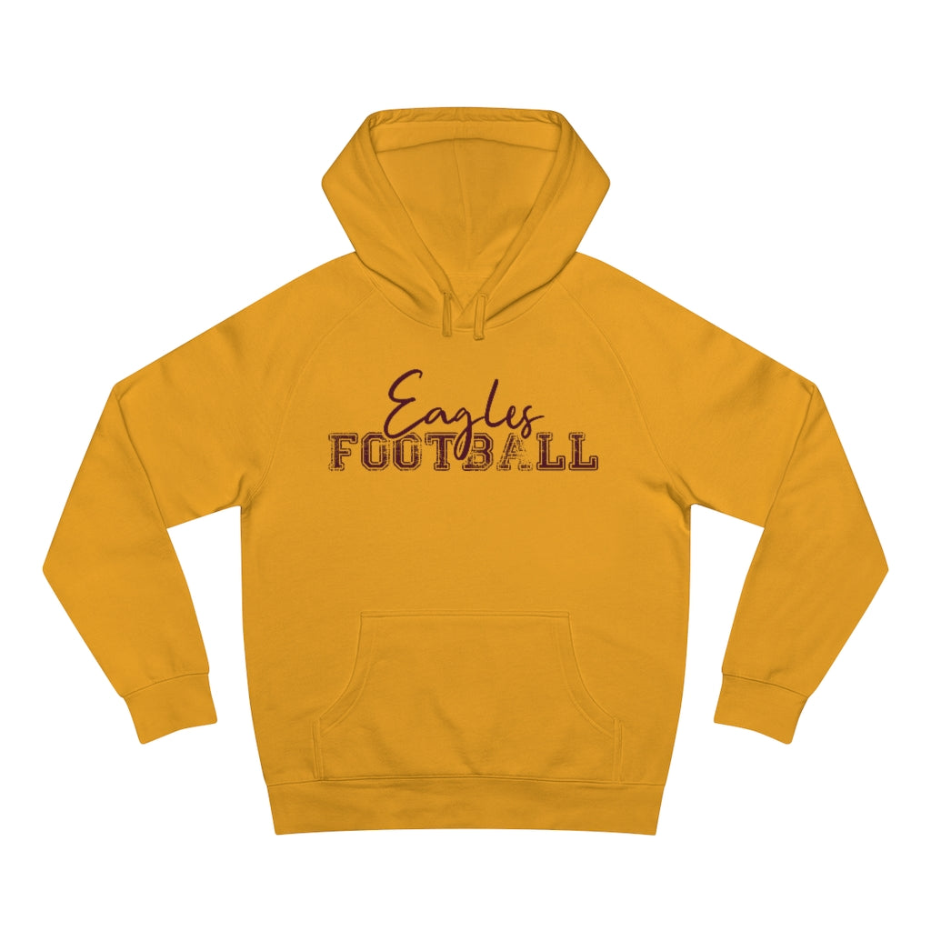 DISTRESSED VARSITY EAGLES FOOTBALL - Women's Cropped Crew Sweatshirt B –  SageSignCo