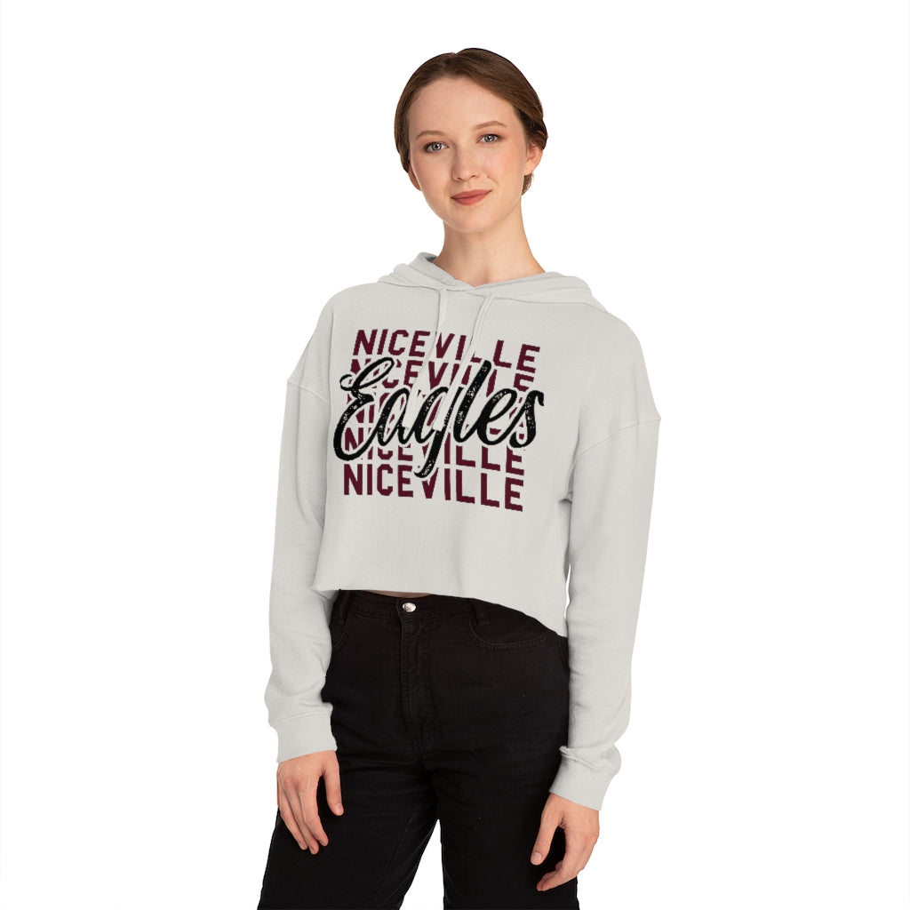 NICEVILLE EAGLES KNOCKOUT - Women’s Cropped Hoodie