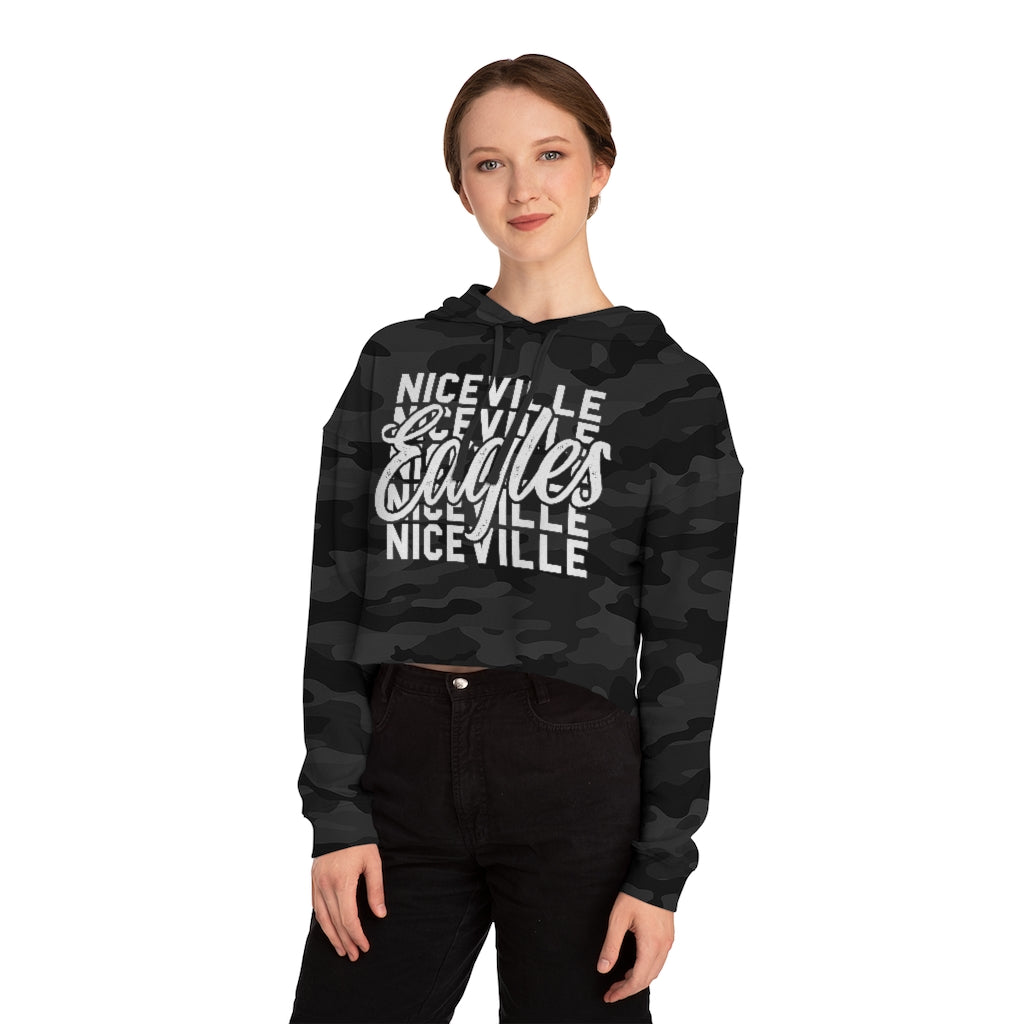 NICEVILLE EAGLES KNOCKOUT - Women’s Cropped Hoodie