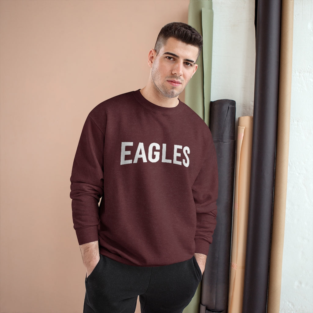 EAGLES IN ARC - Unisex CHAMPION BRAND Crewneck Sweatshirt