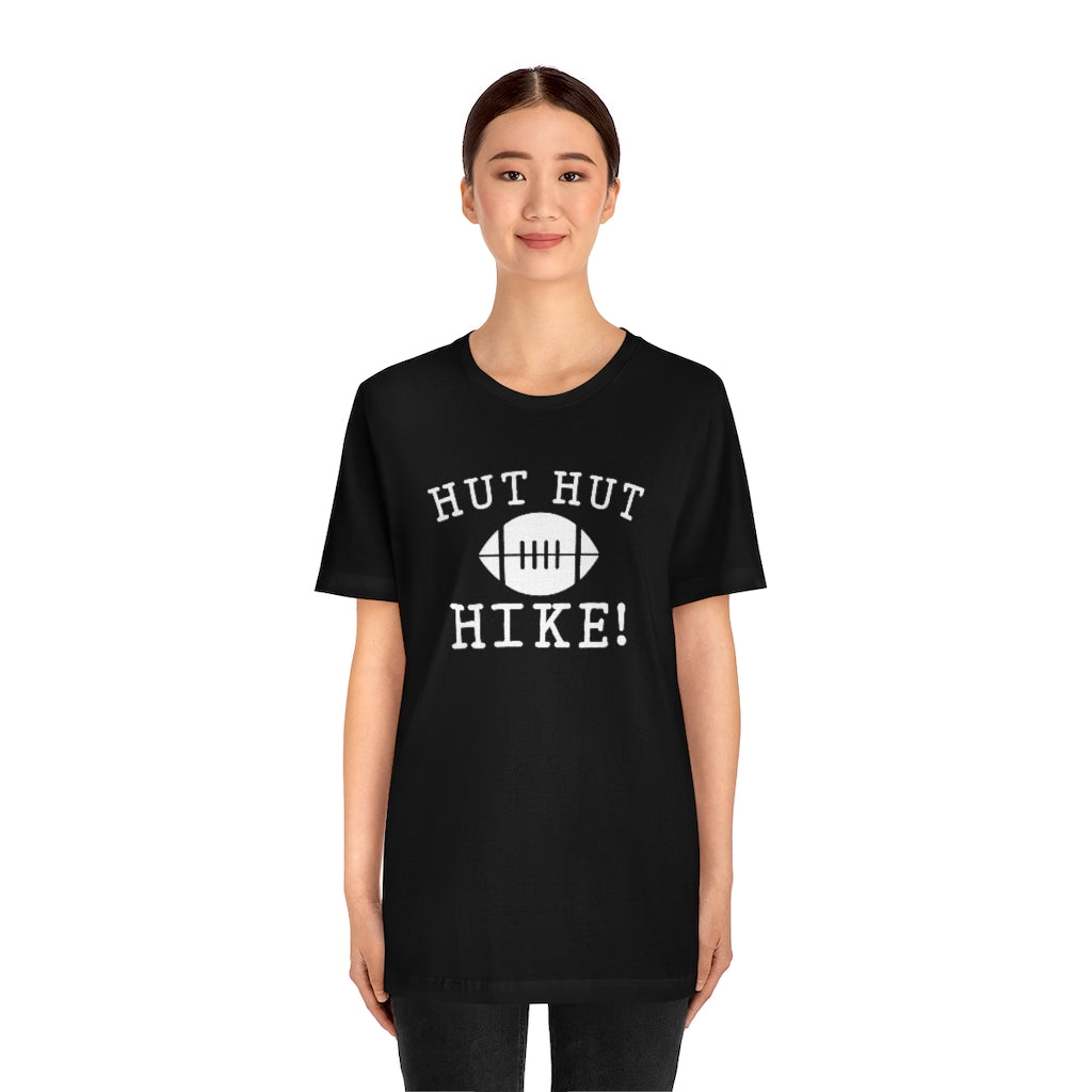 HUT HUT HIKE - Unisex Jersey Short Sleeve Tee BELLA+CANVAS