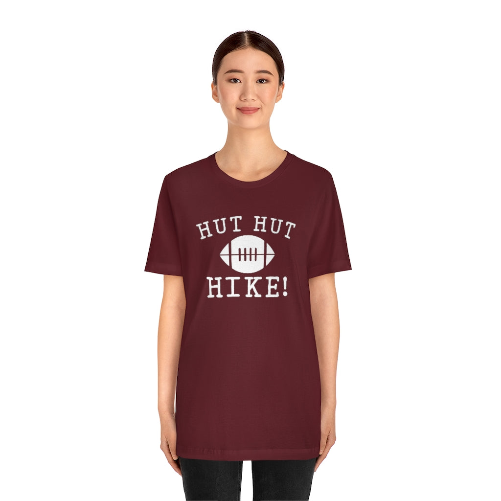 HUT HUT HIKE - Unisex Jersey Short Sleeve Tee BELLA+CANVAS