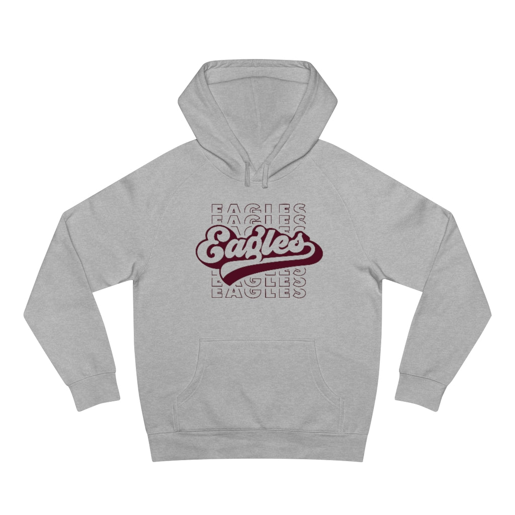 EAGLES W/ RETRO SCRIPT OVERLAY - Unisex Premium Hoodie