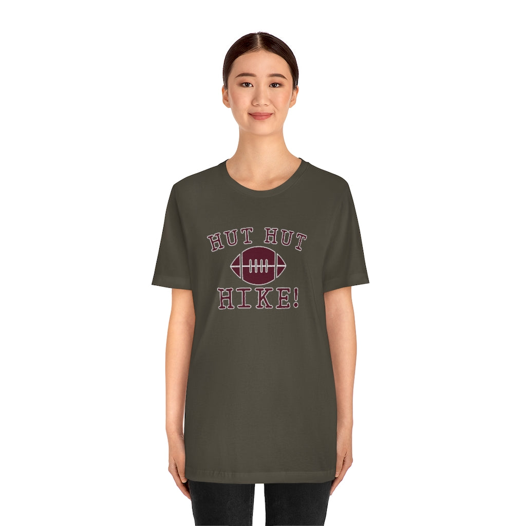 HUT HUT HIKE - Unisex Jersey Short Sleeve Tee BELLA+CANVAS