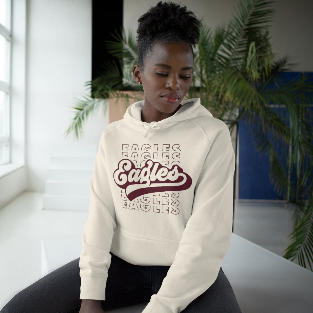 EAGLES W/ RETRO SCRIPT OVERLAY - Unisex Premium Hoodie