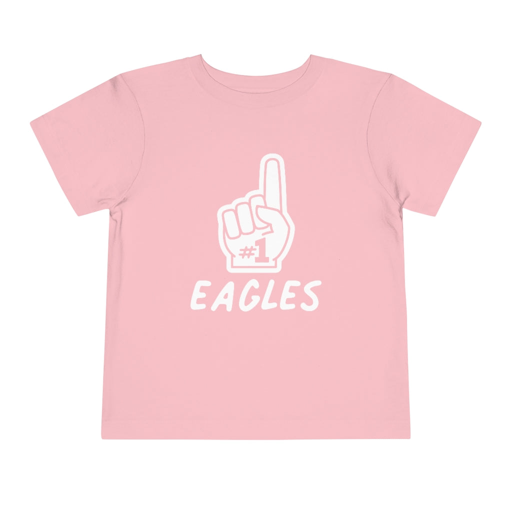 FOAM FINGER NUMBER ONE EAGLES - Toddler Short Sleeve Tee BELLA+CANVAS