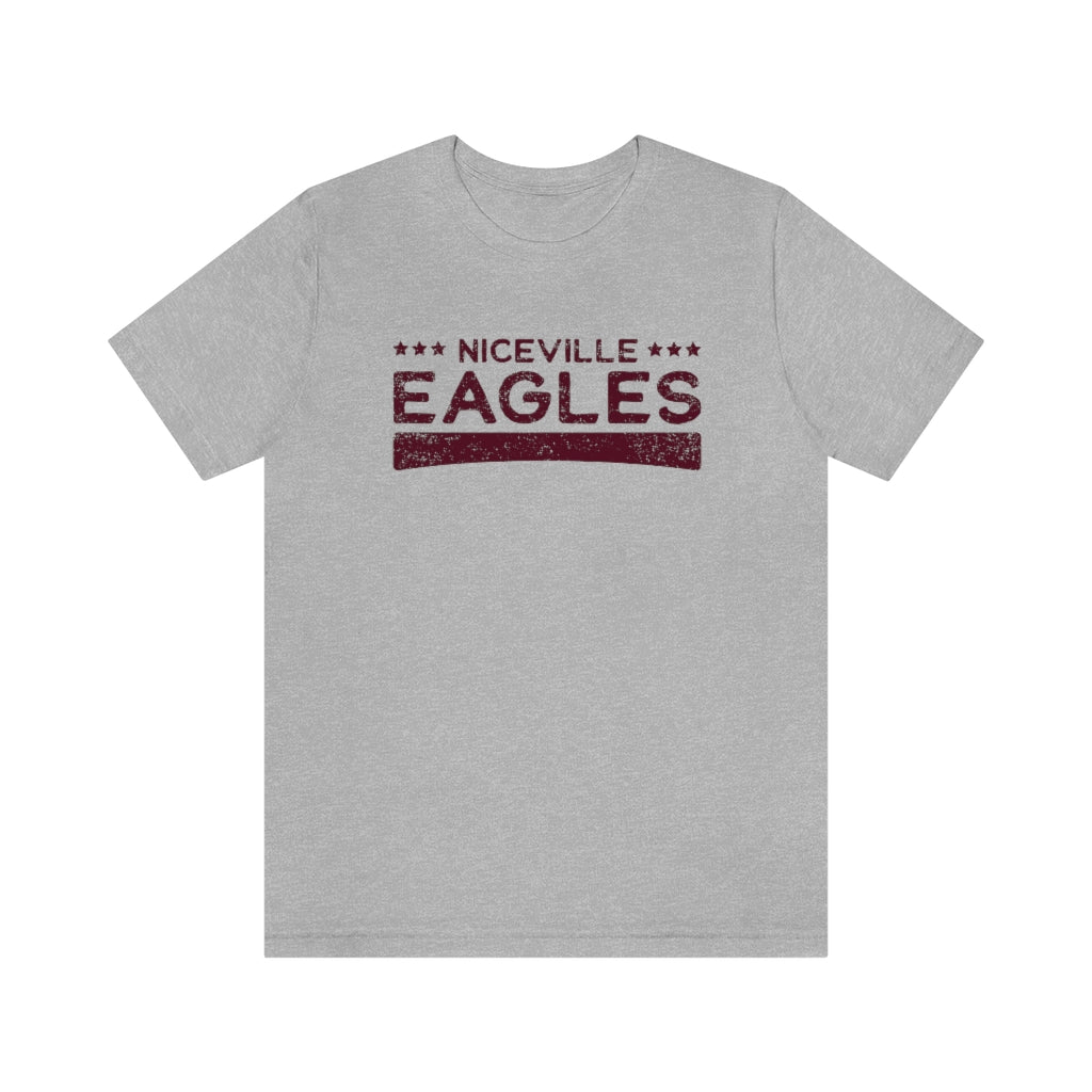 NICEVILLE EAGLES KNOCKOUT - Unisex Jersey Short Sleeve Tee BELLA+